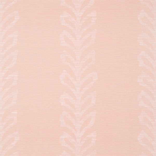 Thibaut TWW10902 Texture Resource 7 Evia Wide Width Rose and White - tapeta strukturalna w ozdobne paski