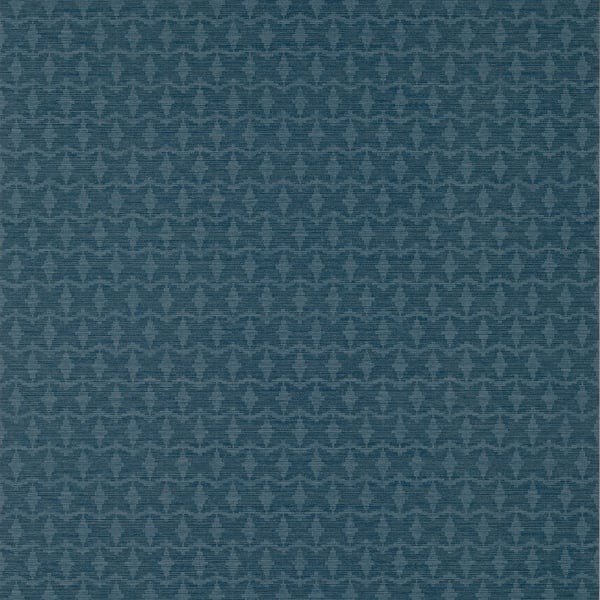 Thibaut T10913 Texture Resource 7 Zion Navy - tapeta imitująca ozdobną tkaninę