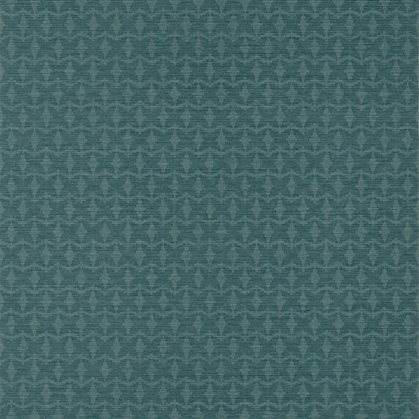 Thibaut T10914 Texture Resource 7 Zion Teal - tapeta imitująca ozdobną tkaninę