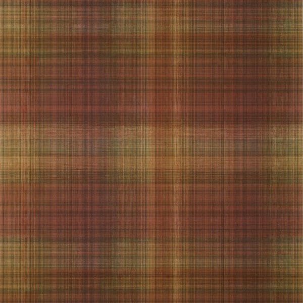Thibaut TWW10974 Texture Resource 7 Inverness Wide Width Sunset - tapeta w szkocką kratę