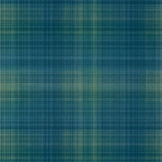 Thibaut TWW10975 Texture Resource 7 Inverness Wide Width Navy and Green - tapeta w szkocką kratę