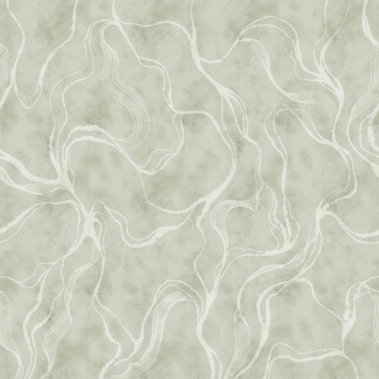 Rebel Walls R21140 Modern Simplicity Soft Curve Green - mural w organiczne linie