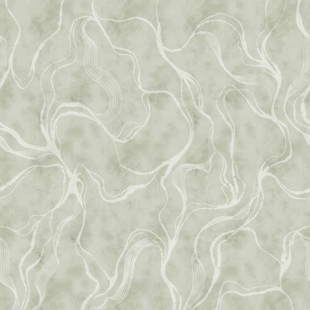 Rebel Walls R21140 Modern Simplicity Soft Curve Green - mural w organiczne linie