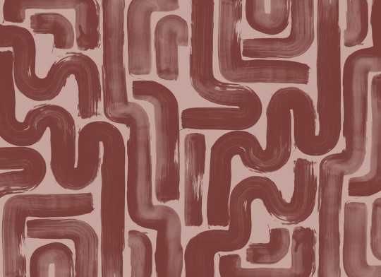 Rebel Walls R21779 Modern Simplicity Drape Brush Red - mural w pociągnięcia pędzla