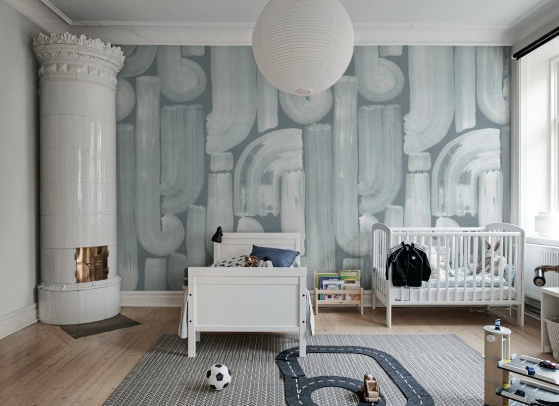 Rebel Walls R21136 Modern Simplicity Smooth Brush Blue - mural w pociągnięcia pędzla