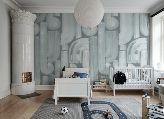 Rebel Walls R21136 Modern Simplicity Smooth Brush Blue - mural w pociągnięcia pędzla