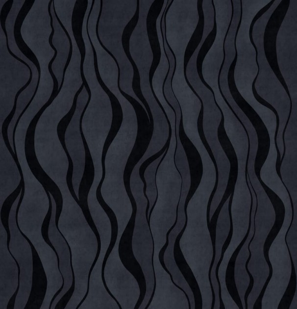 Rebel Walls R21094 Modern Simplicity Gentle Lines Dark Blue - mural w organiczne fale