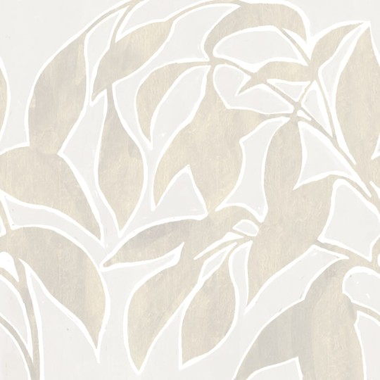 Rebel Walls R21771 Modern Simplicity Leaf Silhouette Beige - mural w duże liście