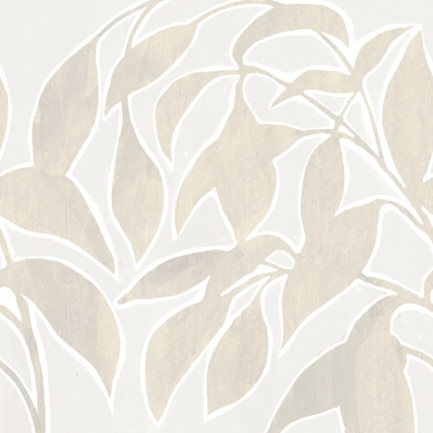 Rebel Walls R21771 Modern Simplicity Leaf Silhouette Beige - mural w duże liście