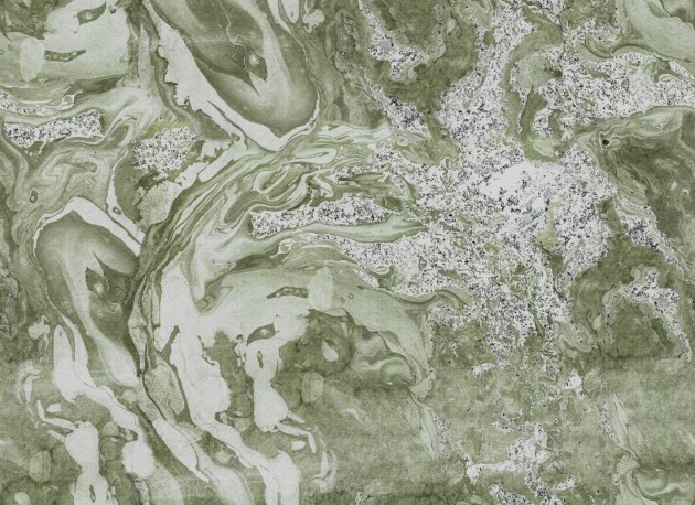 Rebel Walls R21105 Modern Simplicity Marble Flow Green - mural imitujący marmur