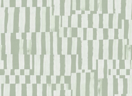 Rebel Walls R21112 Modern Simplicity Broken Stripes Green - mural w paski