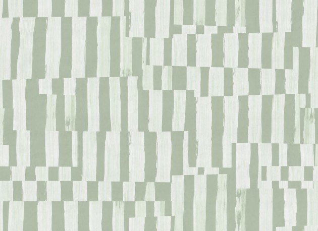 Rebel Walls R21112 Modern Simplicity Broken Stripes Green - mural w paski