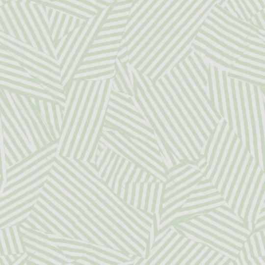 Rebel Walls R21119 Modern Simplicity Abstract Weave Light Green - mural geometryczny w paski
