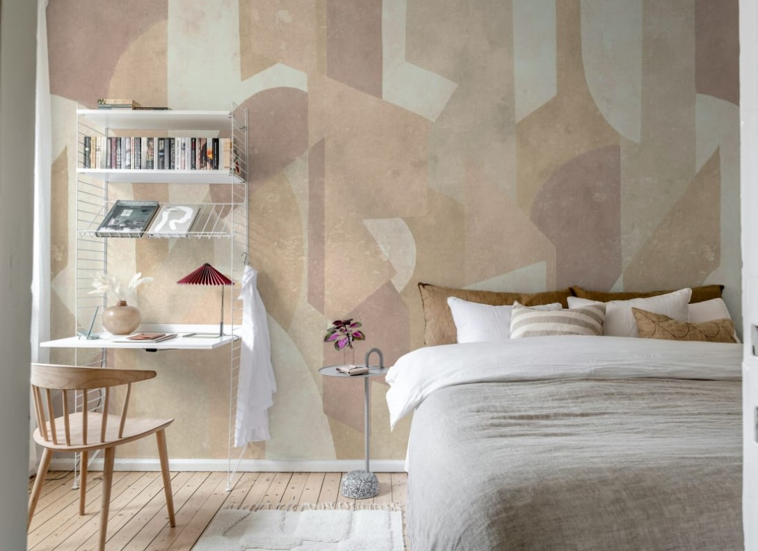 Rebel Walls R21759 Modern Simplicity Modern Forms Pink - mural geometryczny