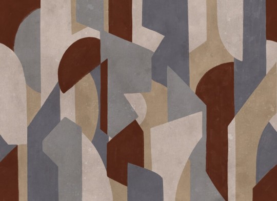 Rebel Walls R21760 Modern Simplicity Modern Forms Blue - mural geometryczny