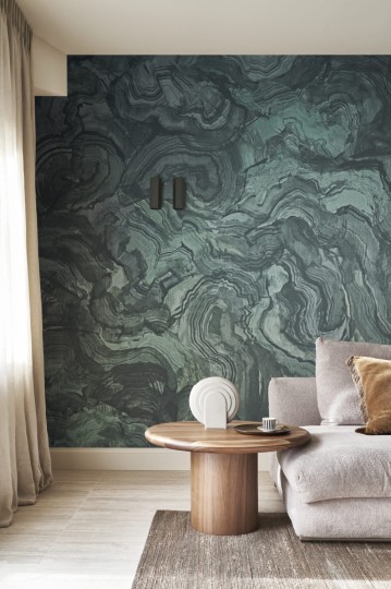 Omexco CS71 Café Society - mural imitująca minerał malachit