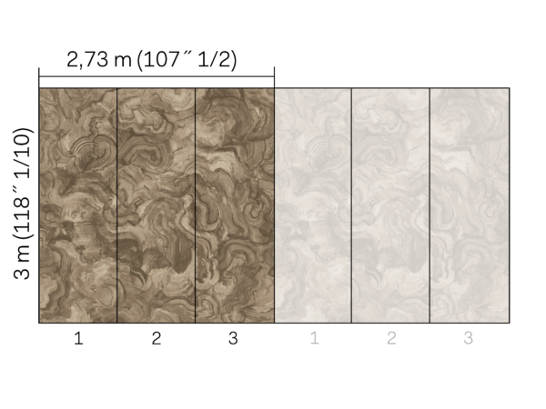 Omexco CS72 Café Society - mural imitująca minerał malachit