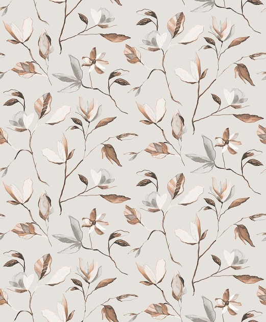 Khroma ZEN001 Zen Blooming Smoke - tapeta w kwiaty magnolii