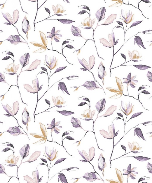 Khroma ZEN006 Zen Blooming Bronze - tapeta w kwiaty magnolii