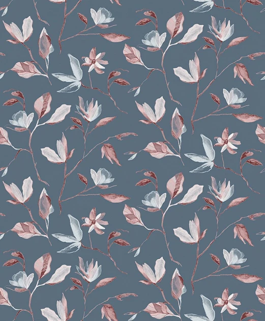 Khroma ZEN008 Zen Blooming Rosewood - tapeta w kwiaty magnolii