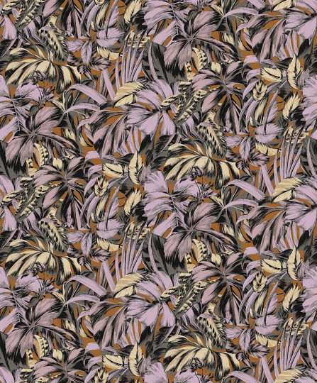 Khroma ZEN103 Zen Bonita Bronze - tapeta w egzotyczne liście