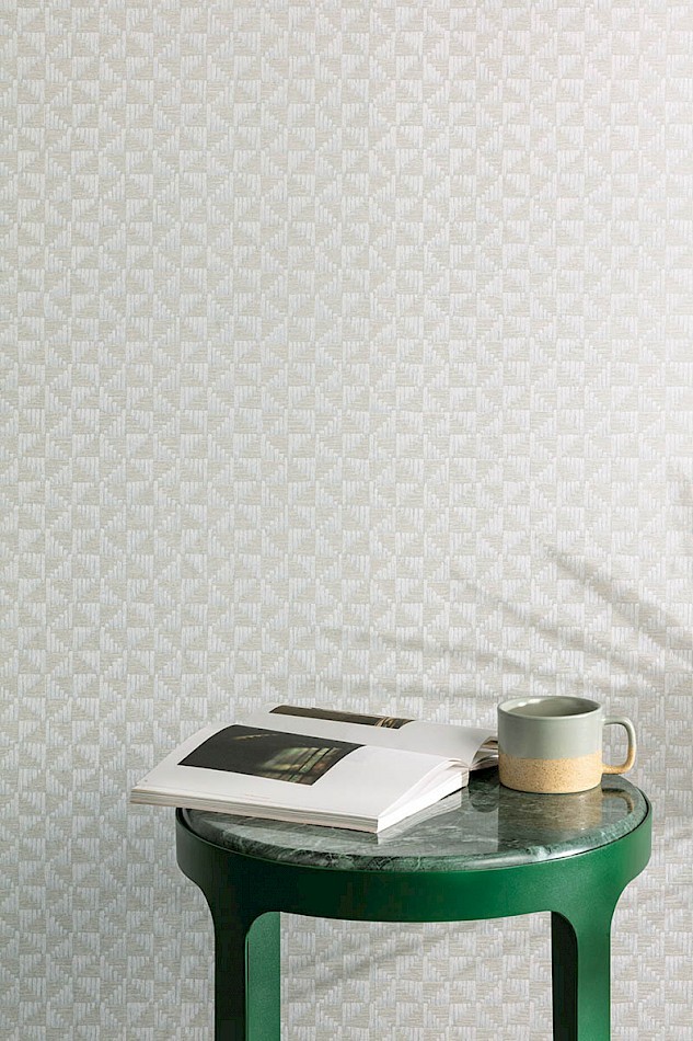 Khroma ZEN305 Zen Cora Sky - tapeta w geometryczną plecionkę