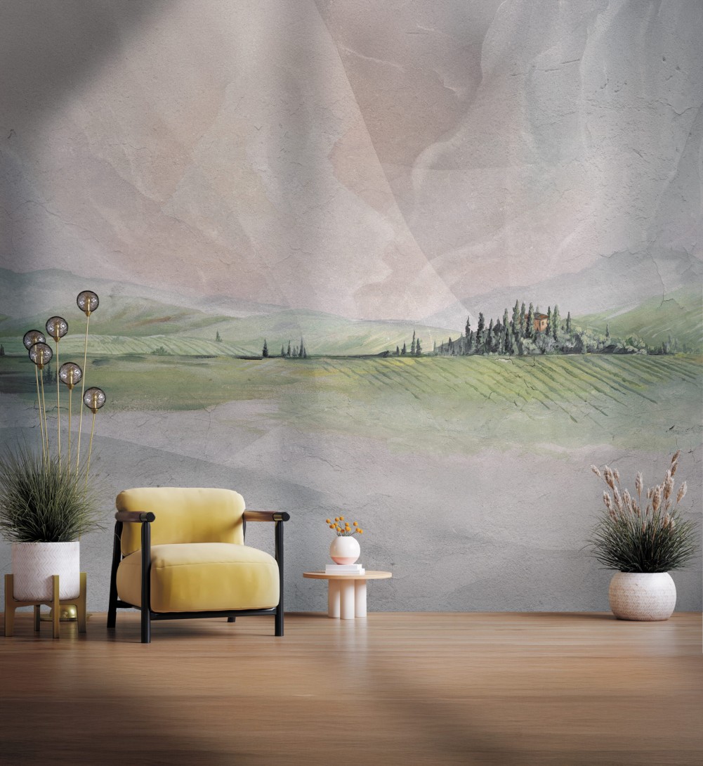 Wall & More 25128 15A Toscana - mural w toskański krajobraz