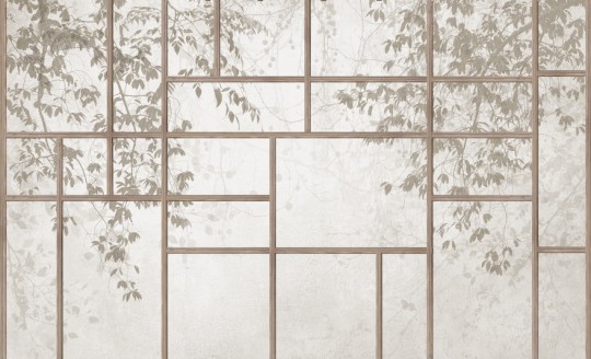 Wall & More 25133 21A Yugen - mural w roślinny wzór