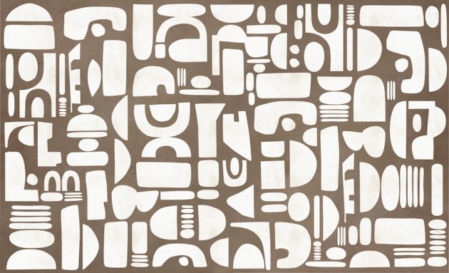 Wall & More 25140 36B Aztec - mural geometryczny