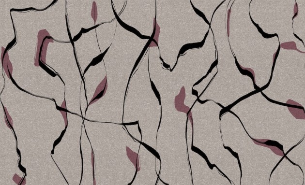 Wall & More 25138 65B Linea - mural abstrakcyjny