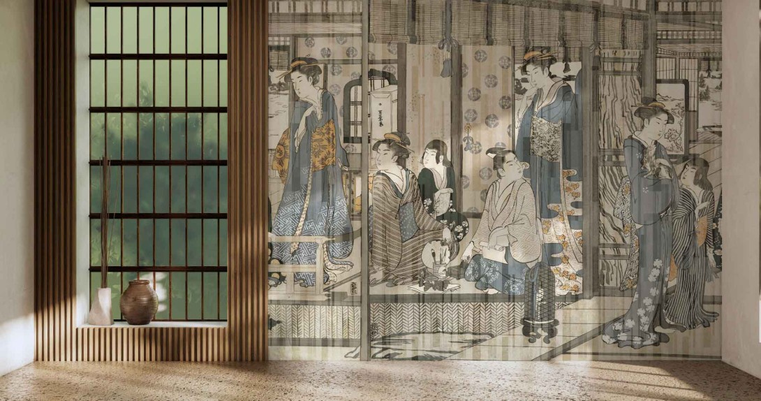 Wall & More 25113 83A Kyoto - mural w japoński motyw