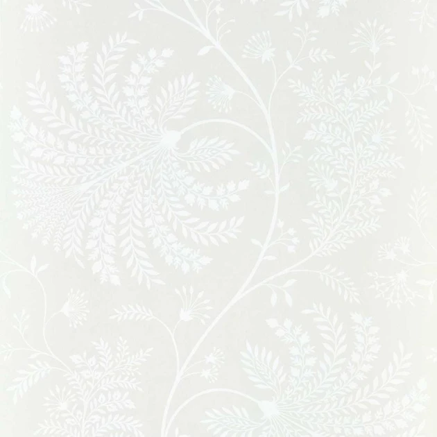 Sanderson DART216343 Curios Mapperton Chalk - tapeta w ornament roślinny