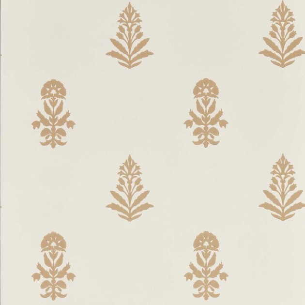 Sanderson DBOW217466 Curios Dabu Lionsmane - tapeta w indyjski wzór florystyczny