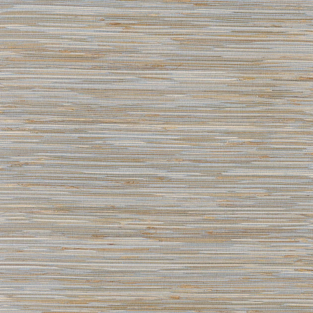 Thibaut T3612 Grasscloth Resource 2 St. Martin Blue - tapeta z tkaniny trawiastej