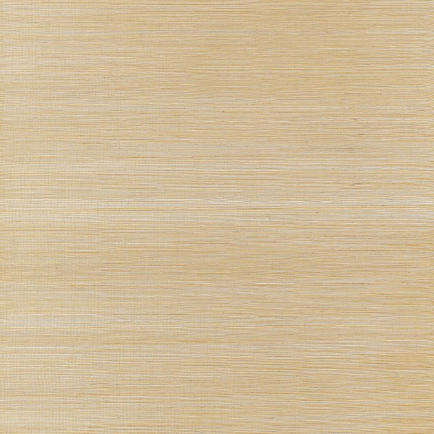 Thibaut T3648 Grasscloth Resource 2 Natural Metal Metal Straw - tapeta z sizalu