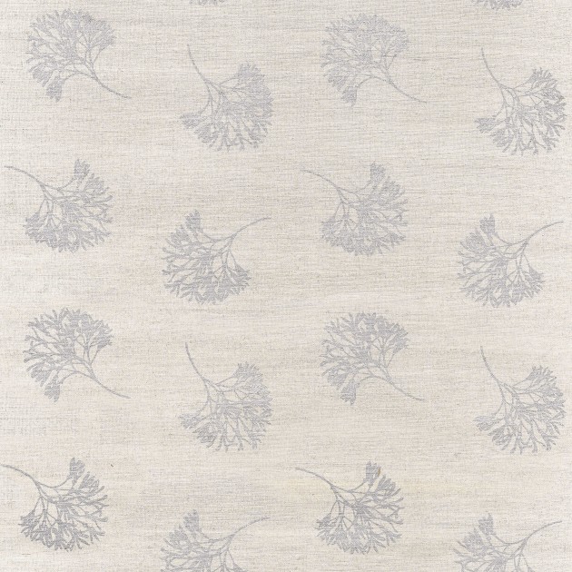 Thibaut T3680 Grasscloth Resource 2 Andros Metallic Silver on Taupe - tapeta z sizalu w roślinny wzór