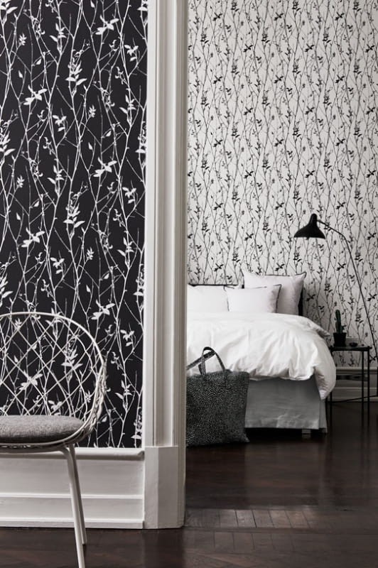 Tapeta Eco Black & White 6062 Spring Tree