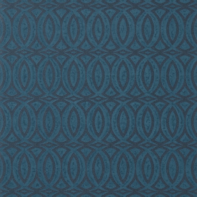 Thibaut T4002 Surface Resource Martello Teal - tapeta w geometryczny wzór ogee ze szklanych koralików