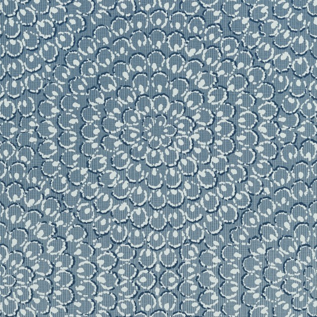 Thibaut T4034 Surface Resource Aster Navy - tapeta w duże kwiaty