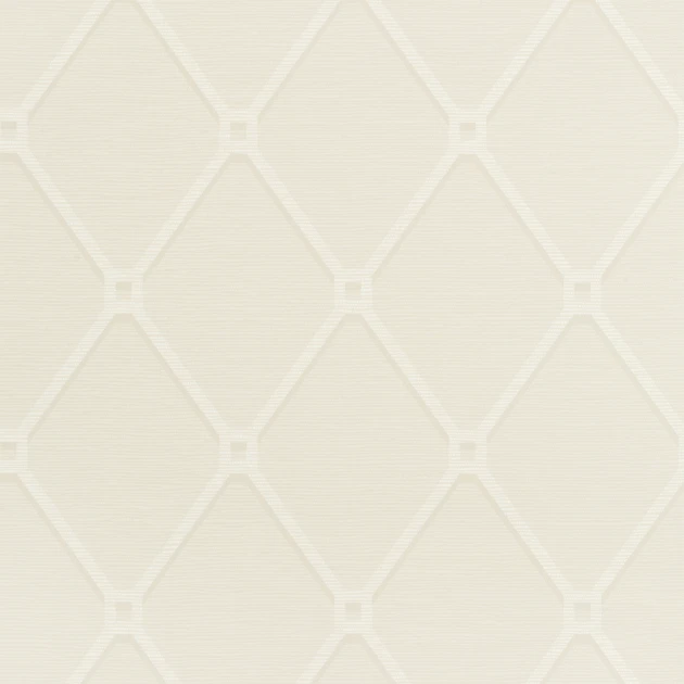 Thibaut T4048 Surface Resource Easom Trellis Neutral - tapeta w kratownice na tle imitującym tkaninę trawiastą