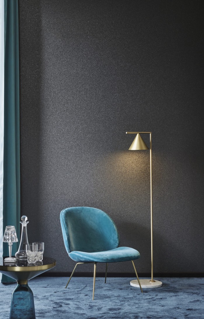 Omexco GRA5001 Graphite - tapeta z minerału mika
