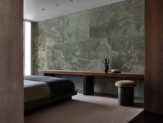 Wall&decò WDTI2601 Contemporary 2026 Tileaves - mural roślinny w industrialnym stylu