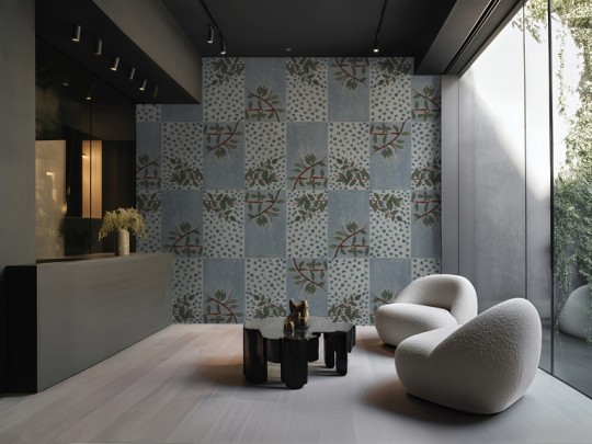 Wall&decò WDTU2602 Contemporary 2026 Turn Around - mural w roślinną kratkę