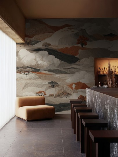 Wall&decò WDCS2602 Contemporary 2026 Cloudscape - mural w górzysty krajobraz