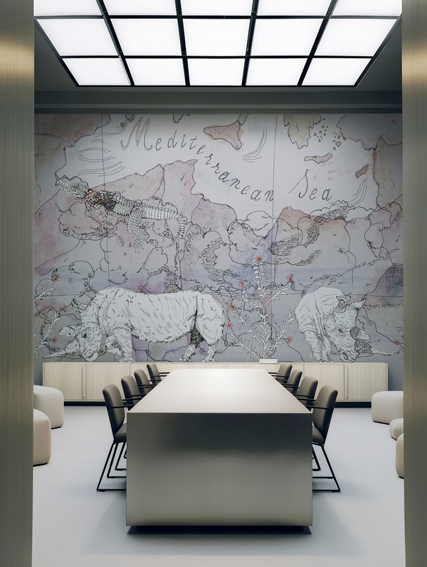 Wall&decò WDBO2601 Contemporary 2026 Borders - mural w mapę