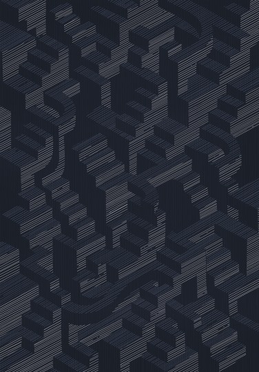 Wall&decò WDEE2602 Contemporary 2026 L'esprit d'escalier - mural w schody 3D