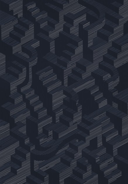 Wall&decò WDEE2602 Contemporary 2026 L'esprit d'escalier - mural w schody 3D