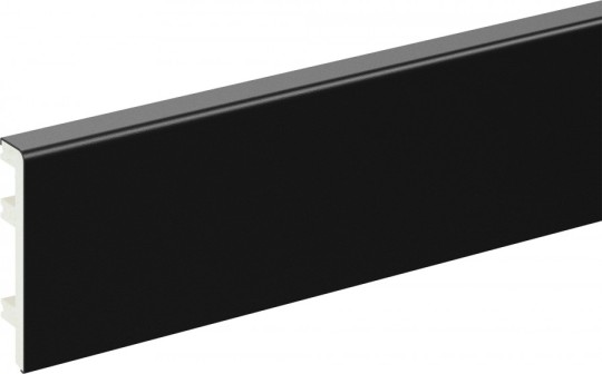 Listwa podłogowa Creativa Status Line PVC 80 czarna STL80-9005