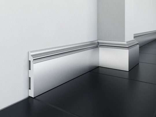 Listwa podłogowa Creativa LPC-07M Srebrna RAL9006