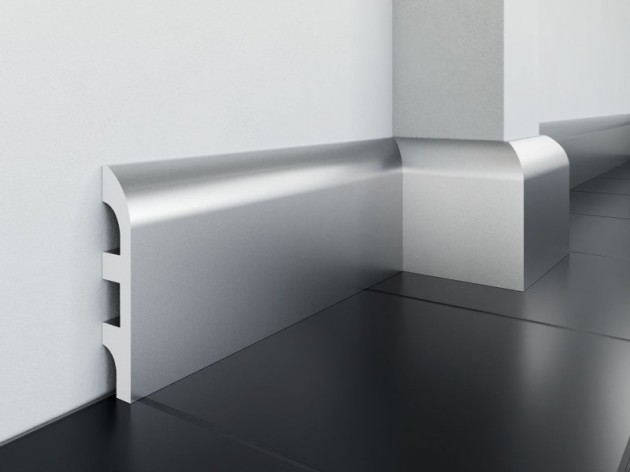 Listwa podłogowa Creativa LPC-19M Srebrna RAL9006